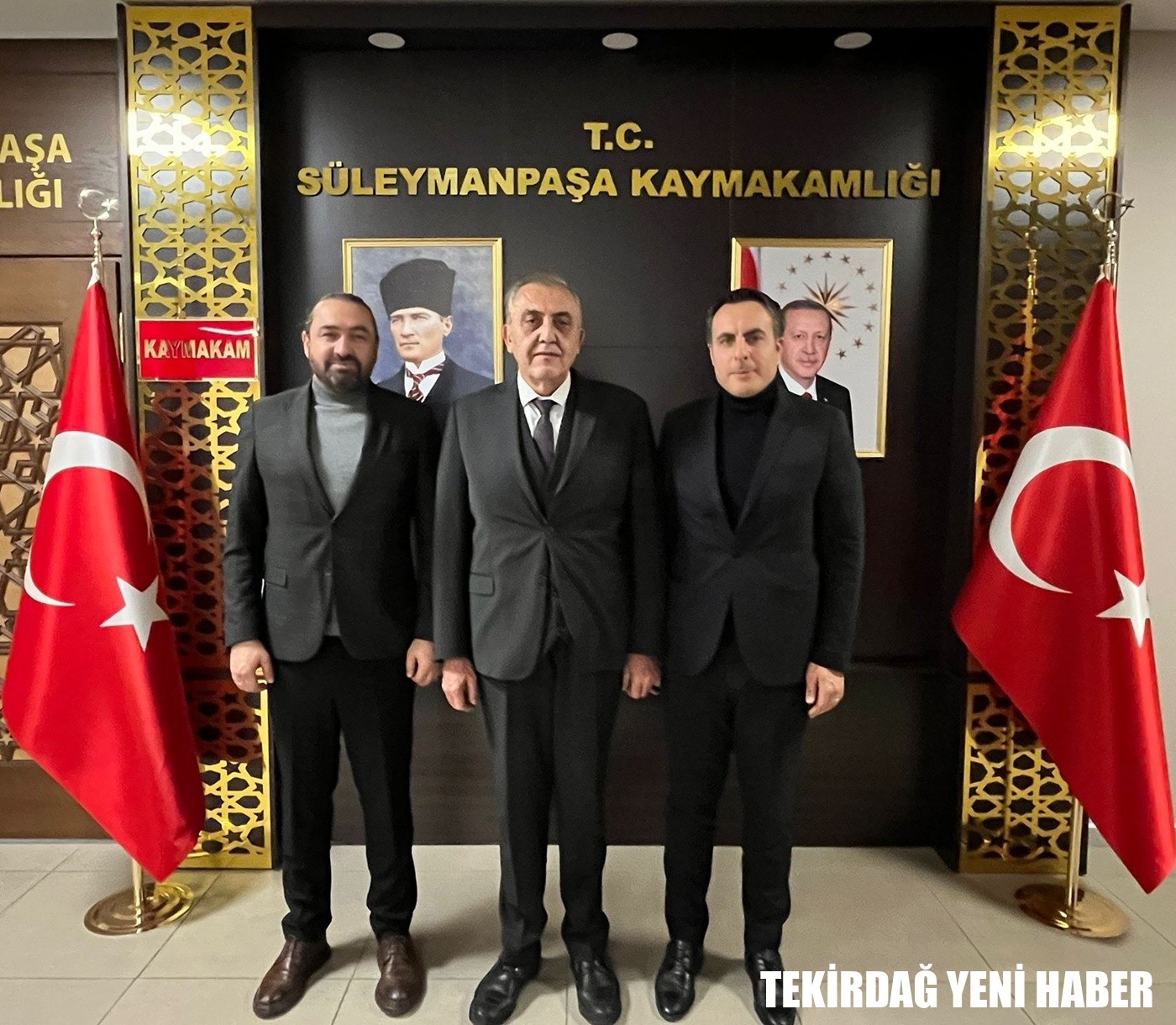  Kaymakamı  Mahmut Nedim TUNÇER, Çorlu 1 Organize Sanayi Bölgesi (OSB) Yönetim Kurulu Başkan Vekili Görkem BARDAK…