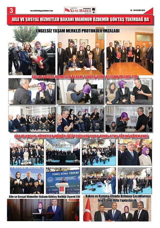 Tekirdağ Yeni Haber Gazetesi 567.Sayı Çıktı