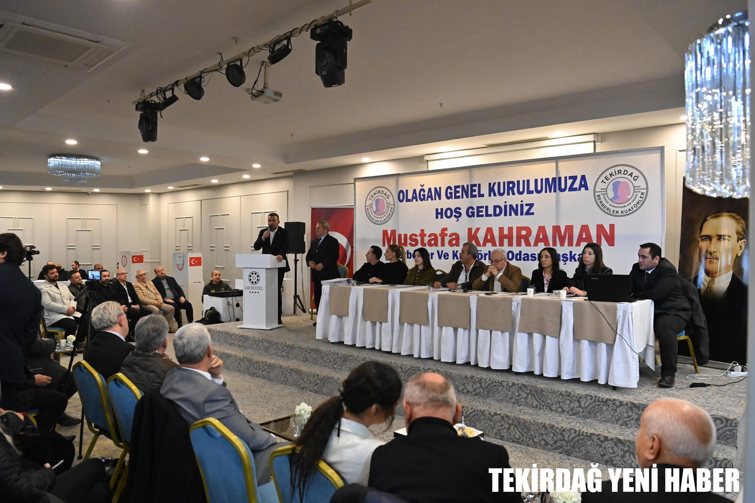 Başkan Volkan Nallar Kuaförler Odası Genel Kuruluna Katıldı
