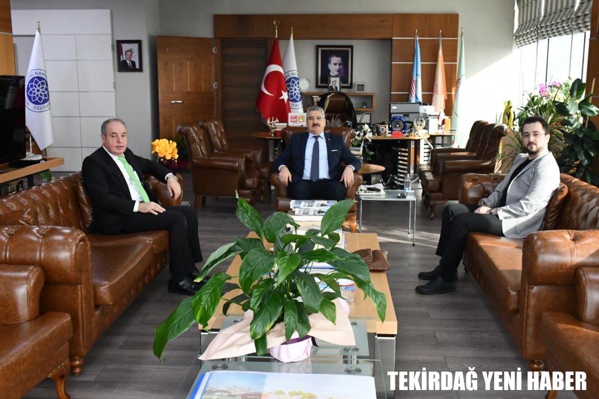 İŞKUR TEKİRDAĞ İL MÜDÜRÜNDEN REKTÖRÜMÜZE ZİYARET