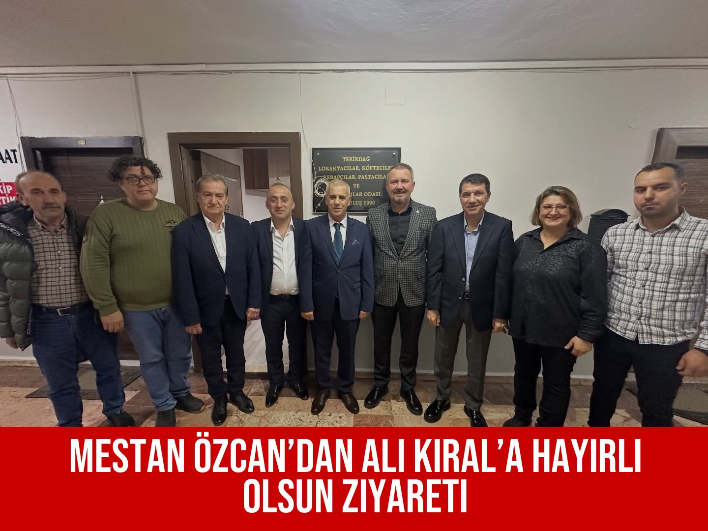 Mestan Özcan’dan Ali Kıral’a Hayırlı Olsun Ziyareti