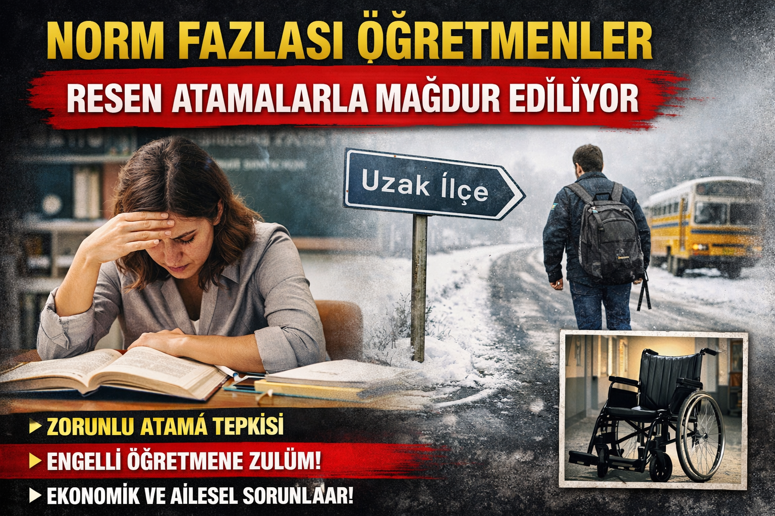 Norm Fazlası Öğretmenler Resen Atamalarla Mağdur Ediliyor