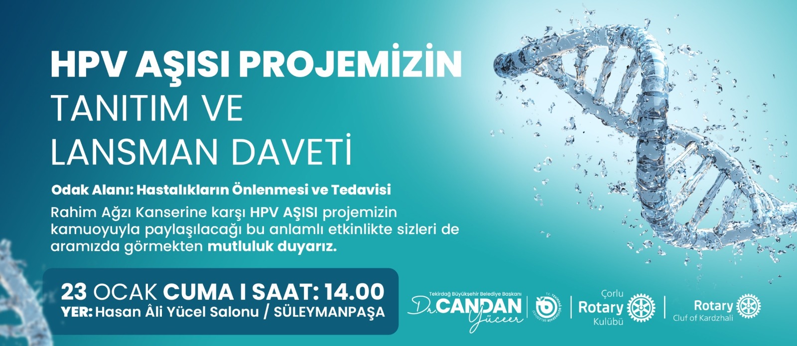 RAHİM AĞZI KANSERİ FARKINDALIK KONFERANSI TEKİRDAĞ