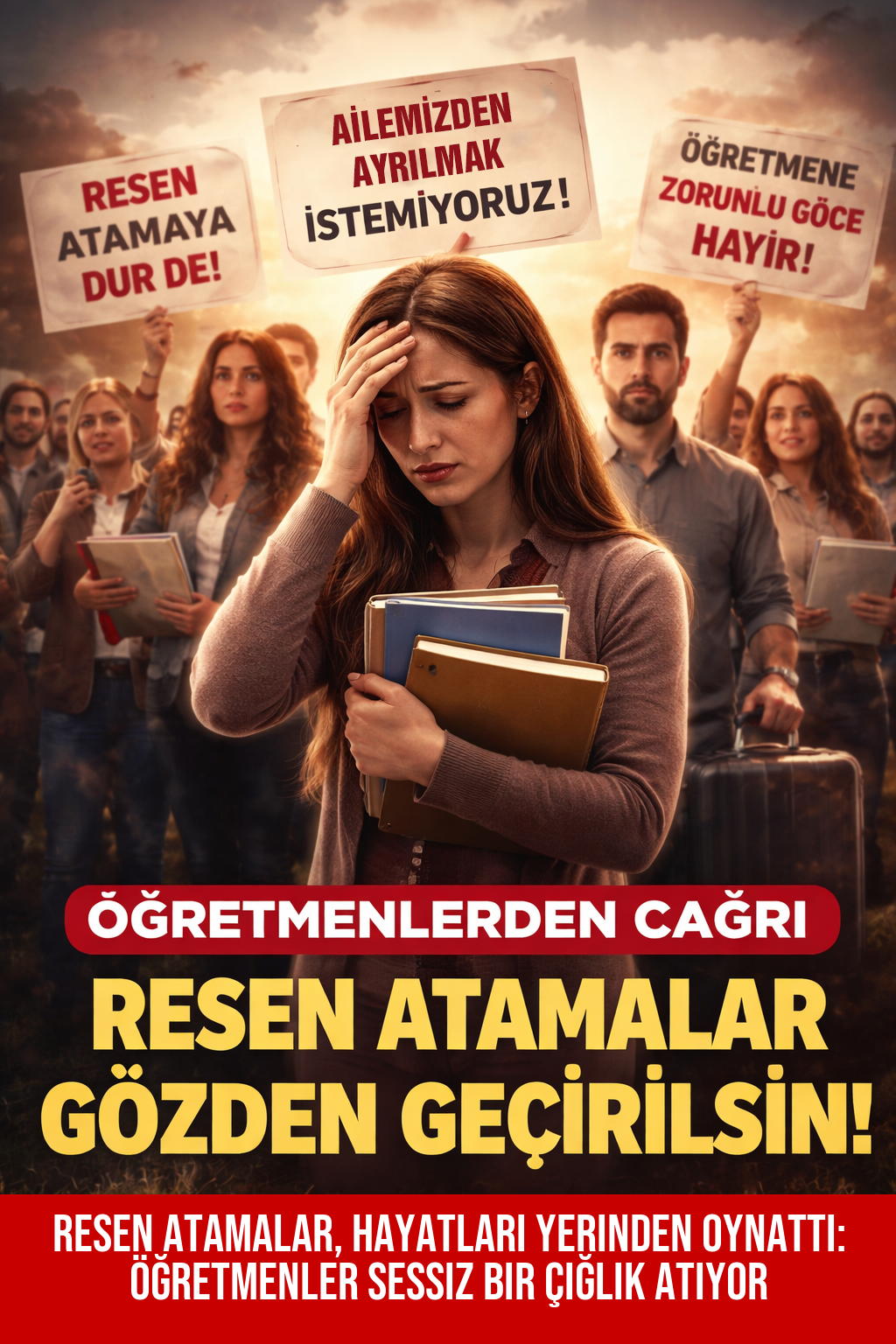 Resen Atamalar, Hayatları Yerinden Oynattı: Öğretmenler Sessiz Bir Çığlık Atıyor