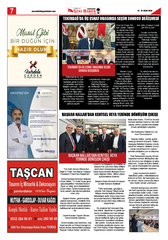 Tekirdağ Yeni Haber Gazetesi 570.Sayı Çıktı