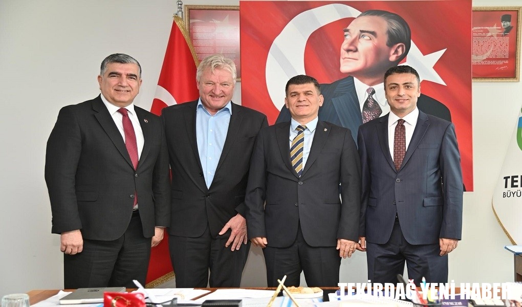 DANİMARKA İSTANBUL BAŞKONSOLOSU JACOB ANDERSEN’DEN TEKİRDAĞ BÜYÜKŞEHİR BELEDİYESİ’NE ZİYARET