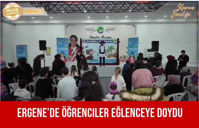 Ergene’de Öğrenciler Eğlenceye Doydu
