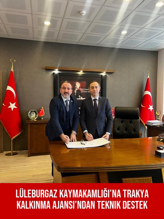 Lüleburgaz Kaymakamlığı’na Trakya Kalkınma Ajansı’ndan Teknik Destek