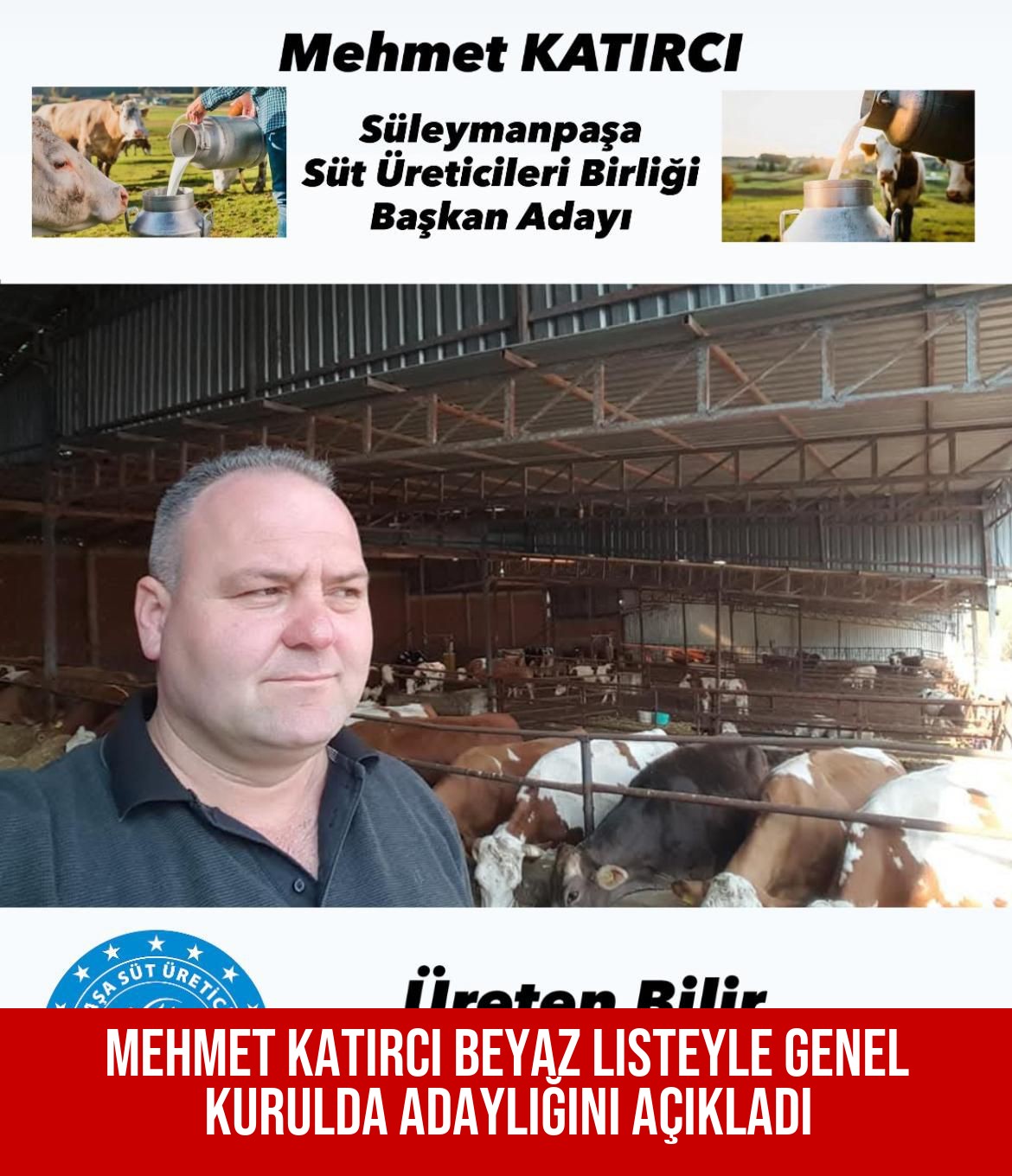 Mehmet Katırcı Beyaz Listeyle Genel Kurulda Adaylığını Açıkladı