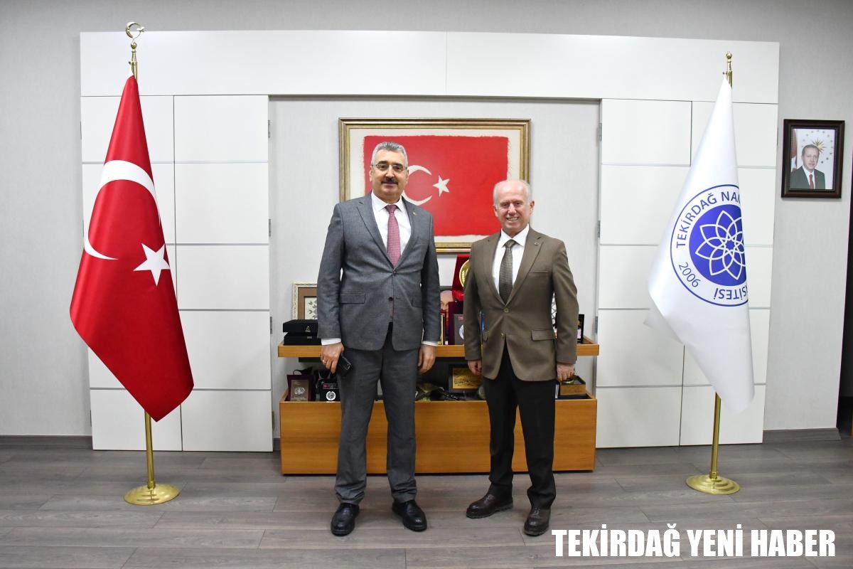 NAMIK KEMAL ÜNİVERSİTESİ REKTÖRÜNE NEZAKET ZİYARETİ
