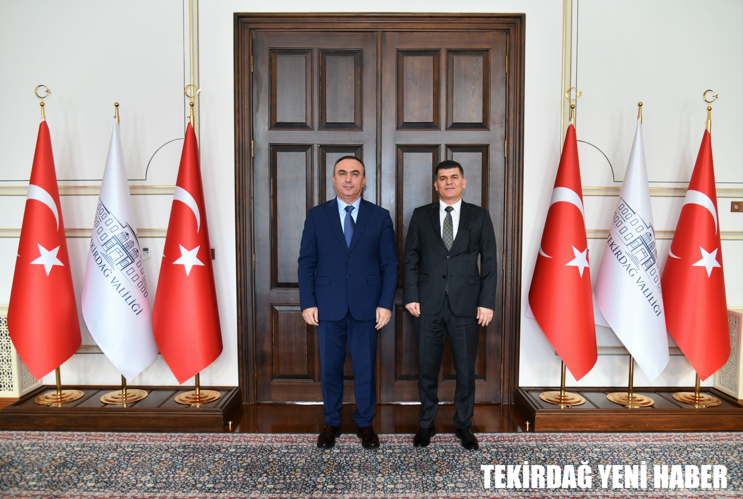 Tekirdağ Büyükşehir Belediyesi Yeni Genel Sekreteri Vali Soytürk’ü Ziyaret Etti