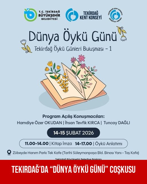 Tekirdağ’da “Dünya Öykü Günü” Coşkusu