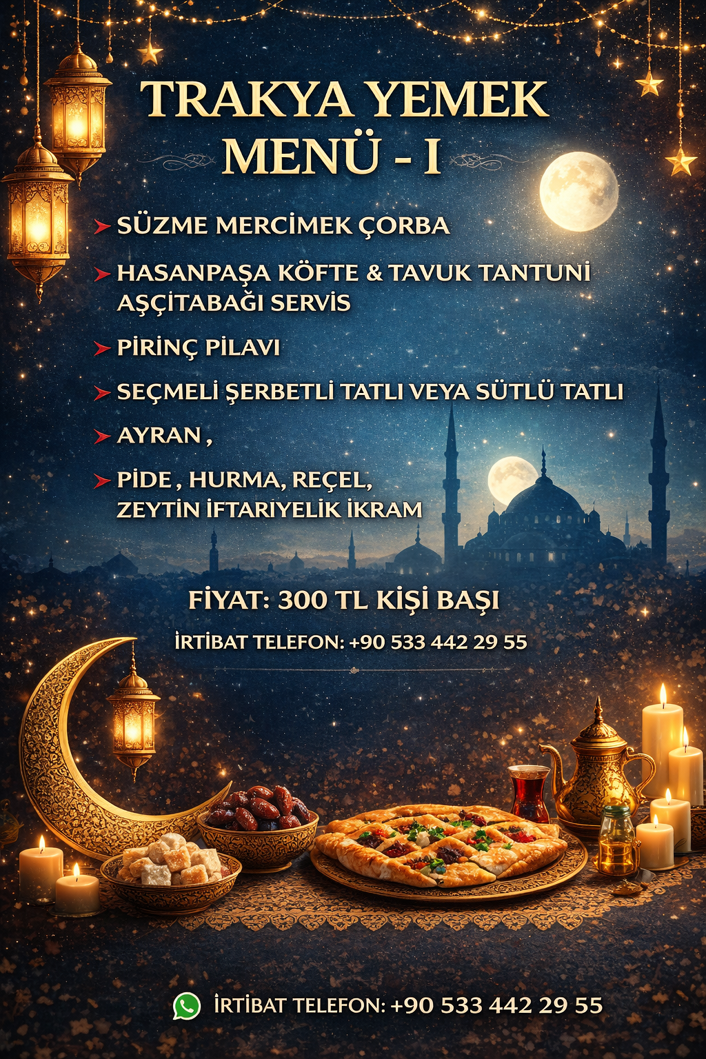 TEKİRDAĞ’DA RAMAZAN SOFRALARININ GÜVENİLİR ADRESİ: TRAKYA YEMEK