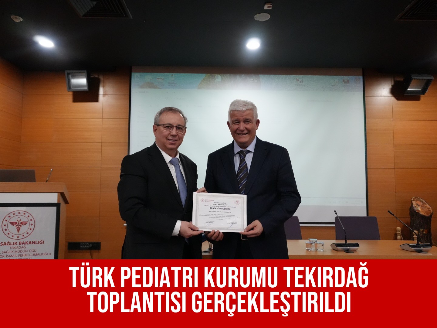 Türk Pediatri Kurumu Tekirdağ Toplantısı Gerçekleştirildi
