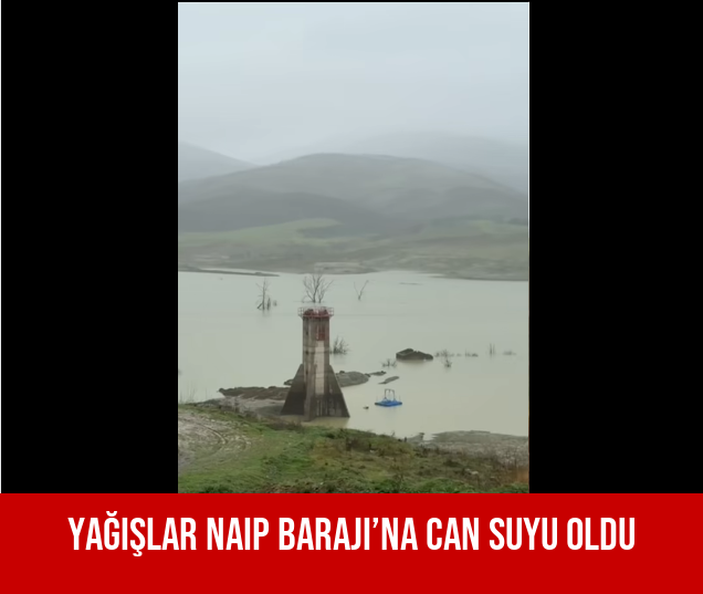 Yağışlar Naip Barajı’na Can Suyu Oldu
