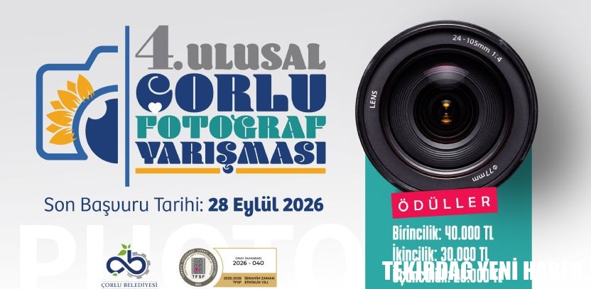 4. Ulusal Çorlu Fotoğraf Yarışması Başladı