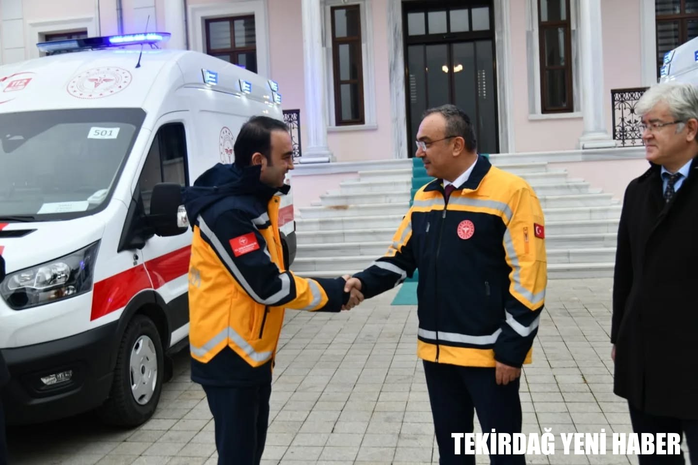 Bakanlığımız Tarafından İlimize Tahsis Edilen Yeni Ambulanslarımızı Teslim Aldık.