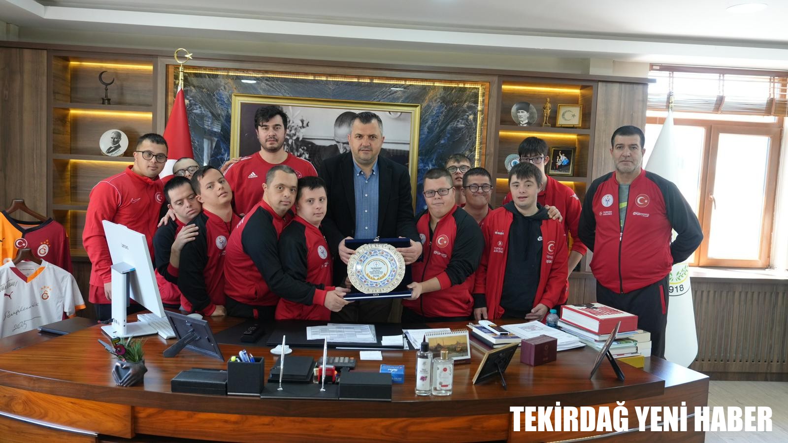 Başkan taşyasan down sendromlular basketbol milli takımı’nı ağırladı