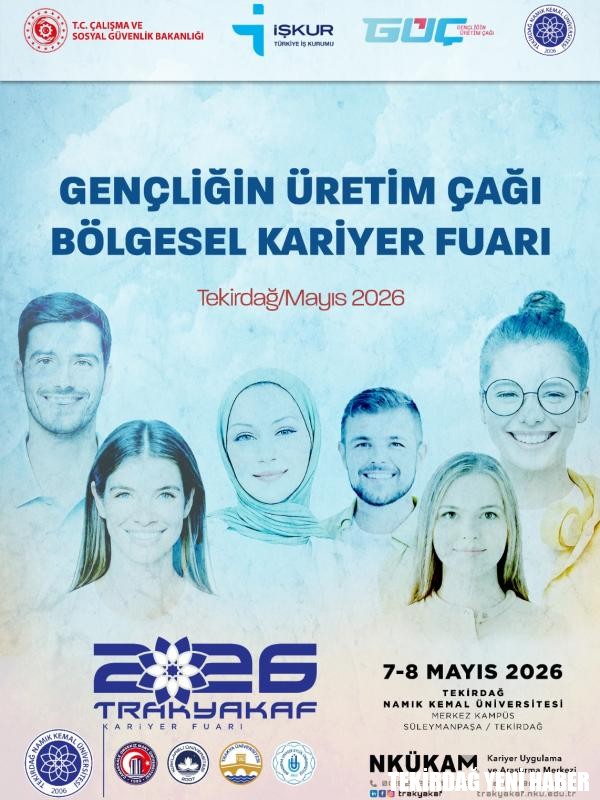 TEKİRDAĞ NAMIK KEMAL ÜNİVERSİTESİ,  TRAKYA’NIN EN BÜYÜK KARİYER FUARINA  EV SAHİPLİĞİ YAPIYOR