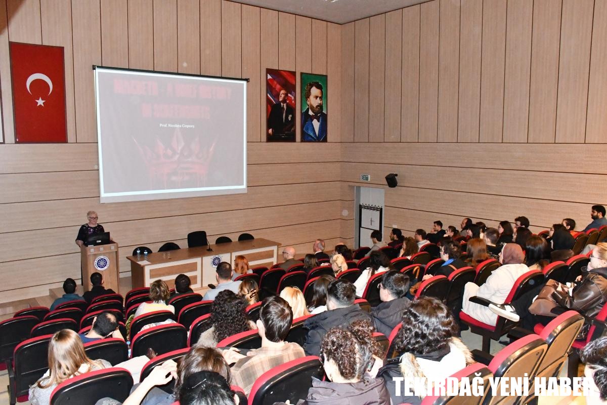 TEKİRDAĞ NAMIK KEMAL ÜNİVERSİTESİ’NDE “MACBETH” SEMİNERİ GERÇEKLEŞTİRİLDİ