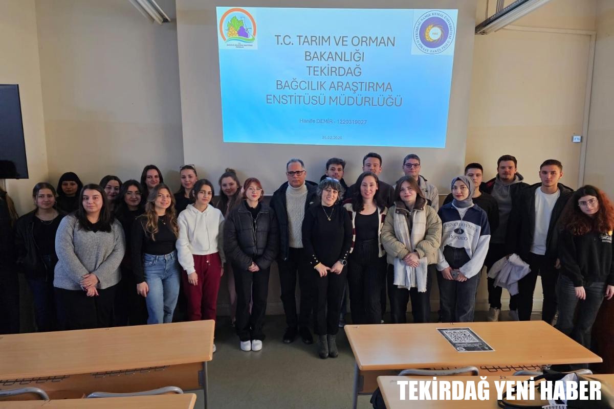 TEKİRDAĞ NKÜ BİYOTEKNOLOJİ TOPLULUĞU 10. STAJ TANITIM ETKİNLİĞİ GERÇEKLEŞTİ