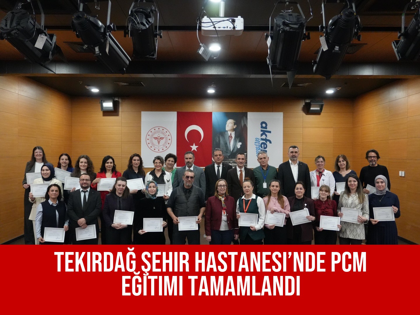 Tekirdağ Şehir Hastanesi’nde PCM Eğitimi Tamamlandı