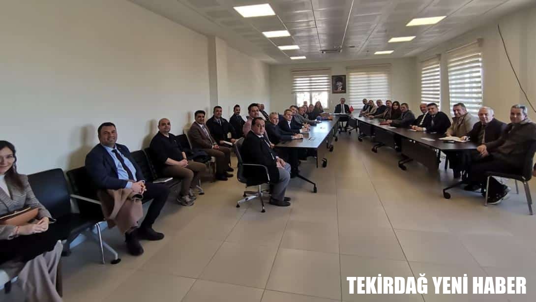 Tekirdağ Sporunu Kalkındırma Büyük Spor Projesi Ulusal Entegrasyon Projesine İlişkin Karşılıklı Yardım ve İş Birliği Protokolü Toplantısı Gerçekleştirildi
