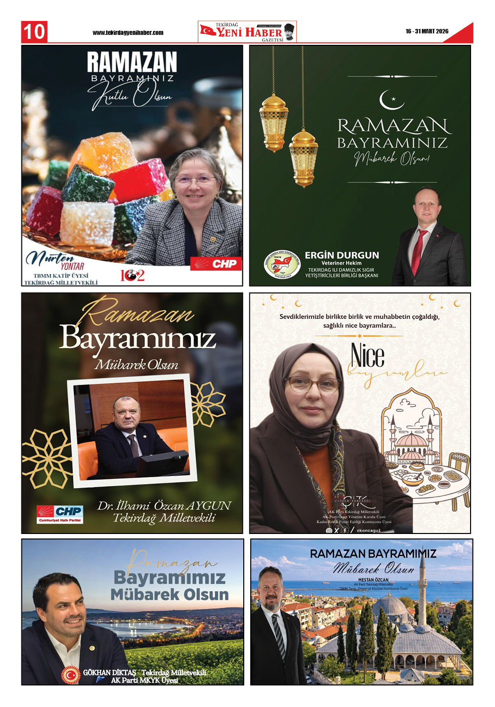 Tekirdağ Yeni Haber Gazetesi 575.Sayı Çıktı