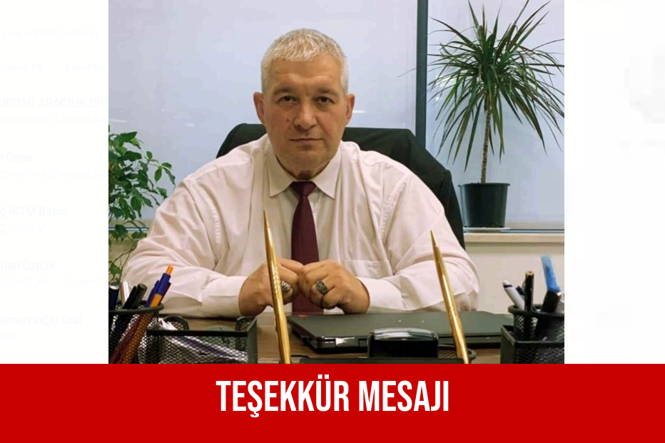TEŞEKKÜR MESAJI