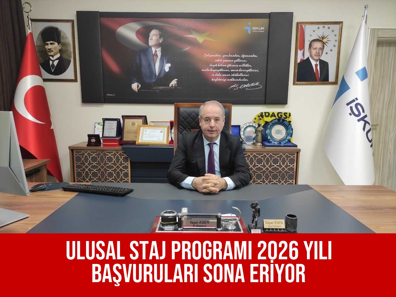 ULUSAL STAJ PROGRAMI 2026 YILI BAŞVURULARI SONA ERİYOR
