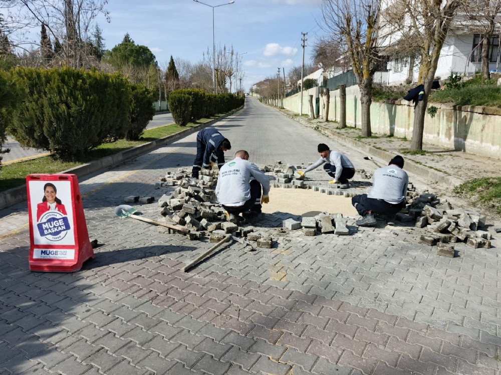 3 MAHALLEMİZDE KİLİT TAŞI DÖŞEMESİ YAPILDI