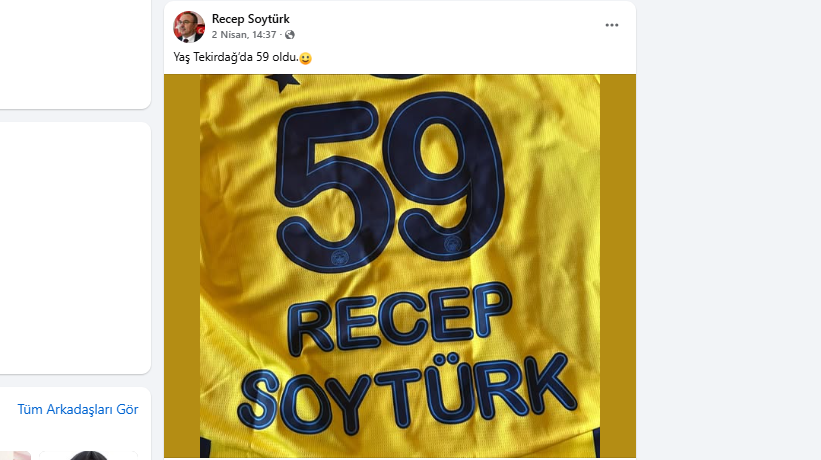 Vali Soytürk’ten Anlamlı Paylaşım: “Yaş Tekirdağ’da 59 Oldu”