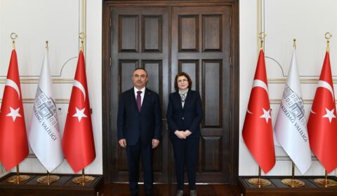 Azerbaycan Büyükelçiliği Eğitim Müsteşarı Nesibova Vali Soytürk’ü Ziyaret Etti