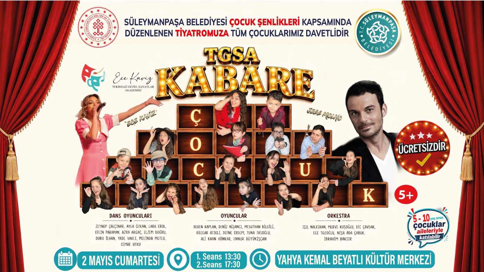 Çocuk Kabare Eğlenceye Çağırıyor