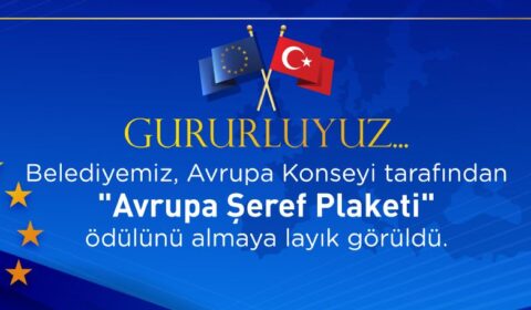 Çorlu Belediyesi "Avrupa Şeref Plaketi"ne Layık Görüldü