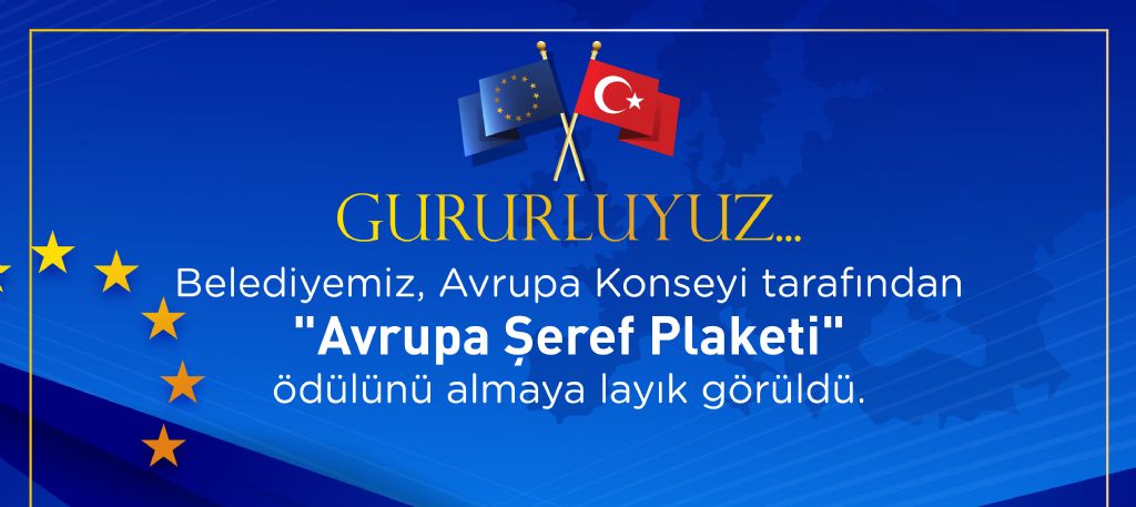 Çorlu Belediyesi "Avrupa Şeref Plaketi"ne Layık Görüldü