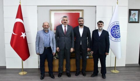 EĞİTİME DESTEK PLATFORMU İL BAŞKANLIĞINDAN REKTÖRÜMÜZE ZİYARET