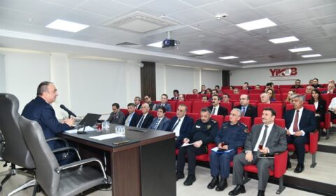 İl İdare Kurulu Şube Başkanları Toplantısı Yapıldı
