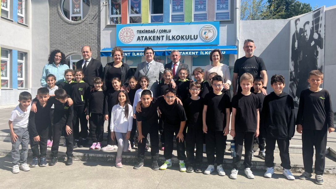 İl Milli Eğitim Müdürü Dr. Aziz Yeniyol Çorlu Atakent İlkokulunu Ziyaret Etti