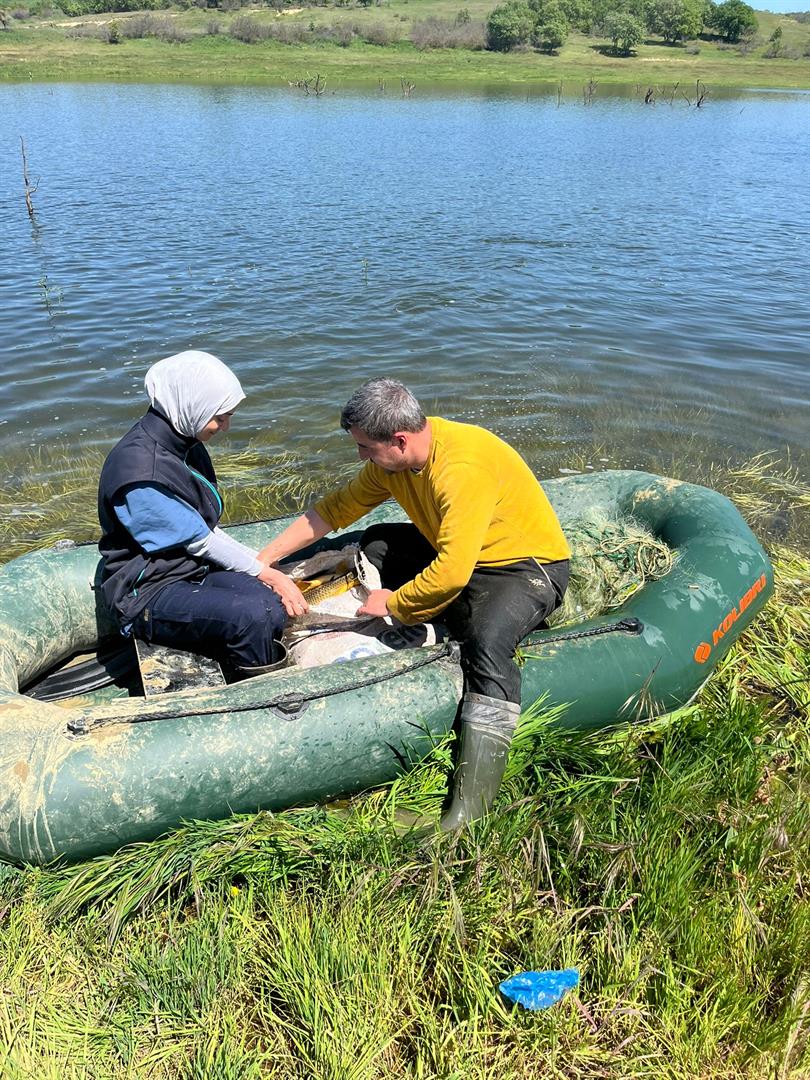 Kaçak Olarak Bırakılmış Balık Ağı İmha Edildi