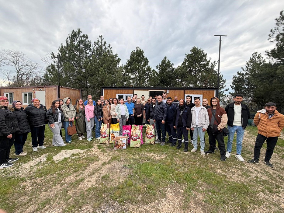 MAYBİ FİRMASI MALKARA BELEDİYESİ DOĞAL YAŞAM ALANI’NI ZİYARET EDEREK MAMA DESTEĞİNDE BULUNDU