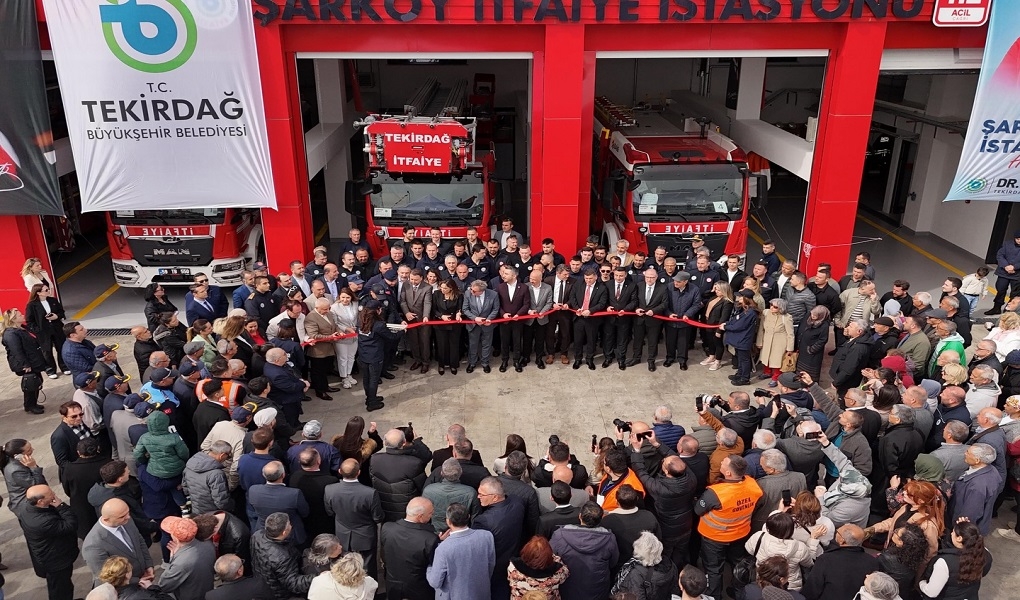ŞARKÖY'ÜN AFET GÜVENLİĞİNE DEV YATIRIM: MODERN İTFAİYE İSTASYONU AÇILDI