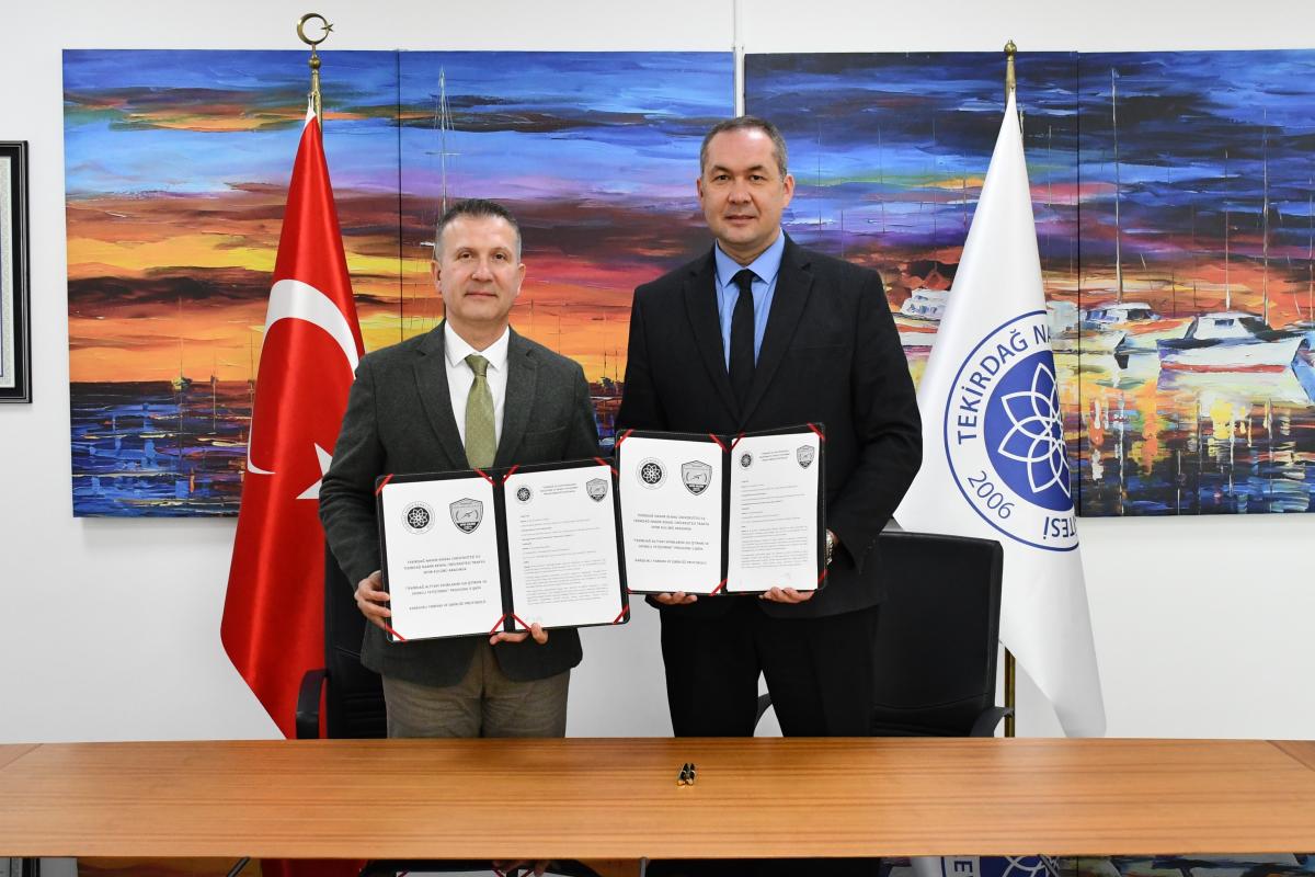 TEKİRDAĞ NAMIK KEMAL ÜNİVERSİTESİ’NDE ALTYAPI SPORLARINA YÖNELİK İŞ BİRLİĞİ PROTOKOLÜ İMZALANDI