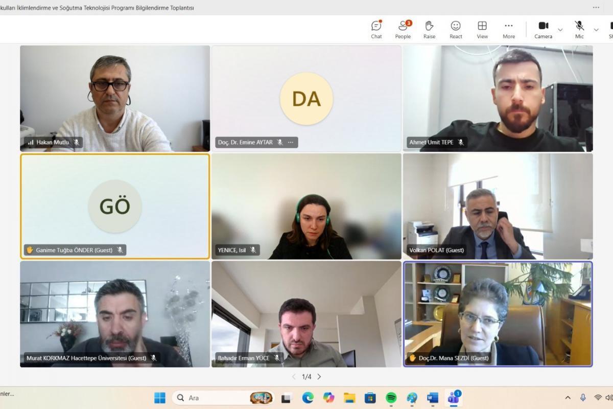 TEKİRDAĞ NKÜ TEKNİK BİLİMLER MYO FLORLU SERA GAZLARI AKADEMİK DESTEK ÇALIŞMALARINA KATILIM SAĞLADI