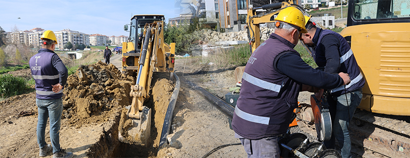 TEKİRDAĞ’DA İÇME SUYU ALTYAPISINA GÜÇLÜ YATIRIM: Q200 HDPE HAT ÇALIŞMALARI SÜRÜYOR