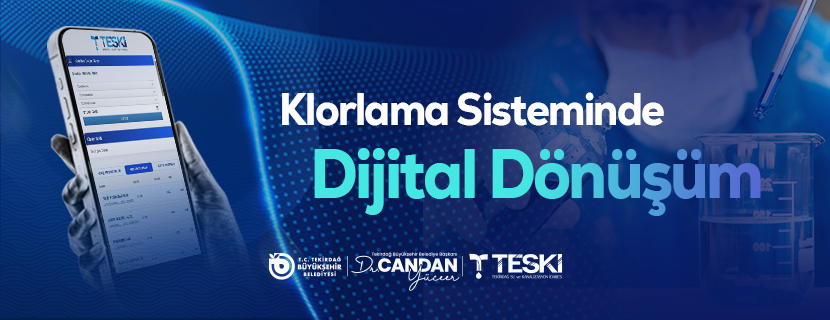 TEKİRDAĞ’DA İÇME SUYU GÜVENLİĞİ DİJİTALLEŞİYOR TESKİ’DEN “KLOR TAKİP PROGRAMI”