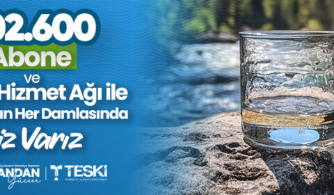 TEKİRDAĞ’DA SU VE ALTYAPI HİZMETLERİNDE BÜYÜK ÖLÇEKLİ YÖNETİM