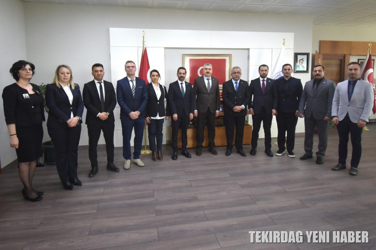 TÜRK EĞİTİM-SEN’DEN NAMIK KEMAL ÜNİVERSİTESİ REKTÖRÜNE ZİYARET