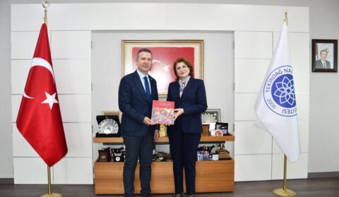 AZERBAYCAN BÜYÜKELÇİ MÜSTEŞARI’NDAN ÜNİVERSİTEMİZE ZİYARET