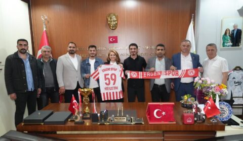 ERGENESPOR’DAN BAŞKANIMIZ SAYIN MÜGE YILDIZ TOPAK’A ZİYARET